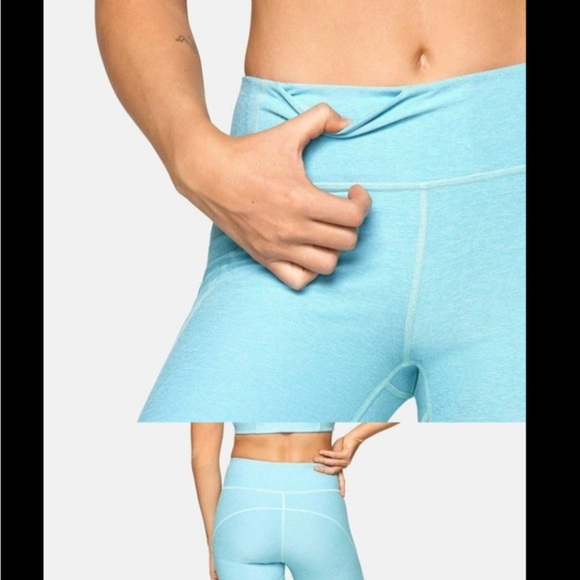 Outdoor Voices Aqua Blue Leggings Medium - Picture 2 of 4